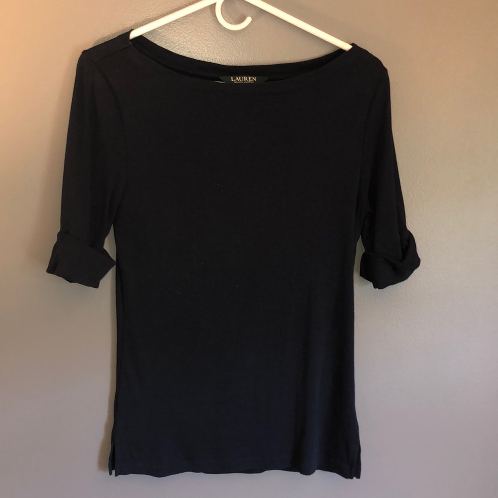 Ralph Lauren quarter sleeve - Navy blue